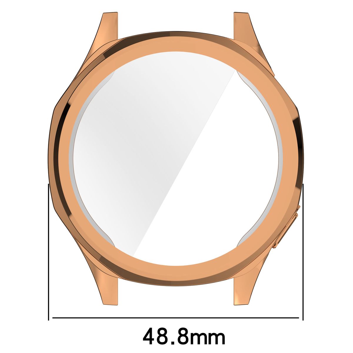 Wymiary plecków Bizon Case Watch Felipe dla Huawei Watch GT 5 46 mm